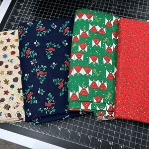 Christmas fabrics- Multicolor